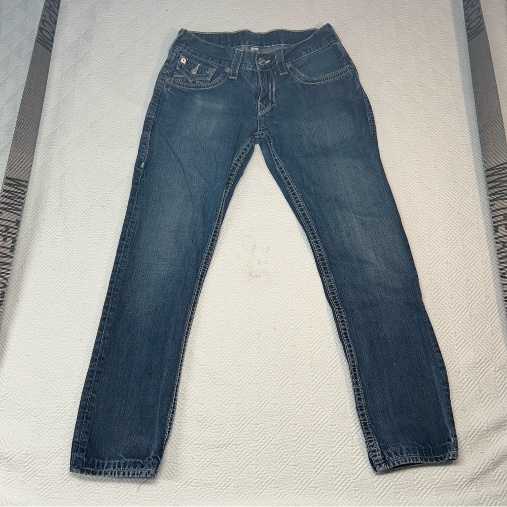 True Religion Men's Slim Jeans - Dark Blue